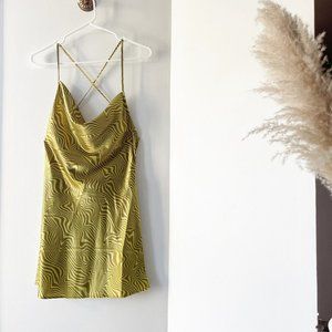 H&M Festival Psychedelic Slip Mini Dress | Small